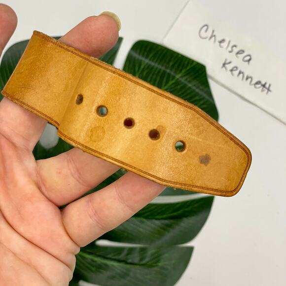 Louis Vuitton Vachetta Strap holder cuff Poignet SLG Small Leather Goods 56 - Picture 3 of 7